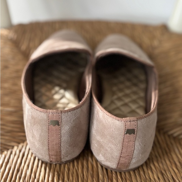 Birdies Starling loafers, suede, champagne color/light tan 8.5 Wide - Picture 5 of 7